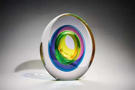 Rainbow sculpture