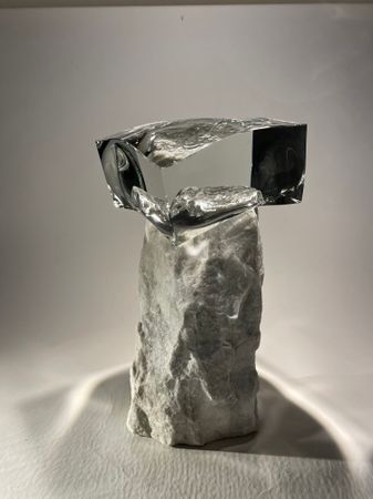 Little Light Receiver, White Marble Greece