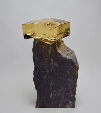 Medium Light Receiver, Purple Marble