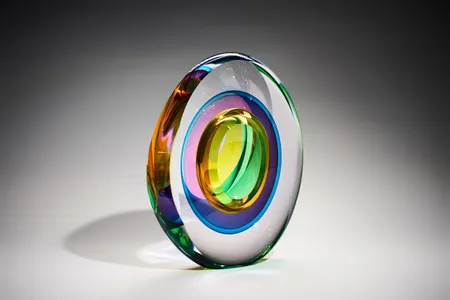 Rainbow sculpture