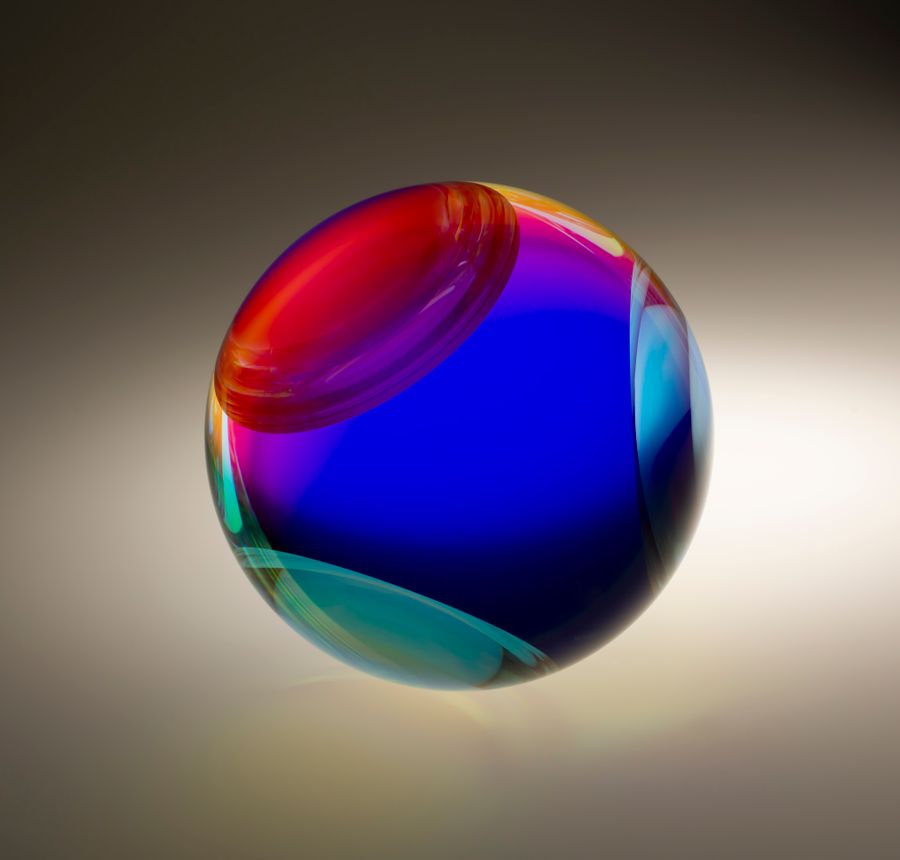 Dichroic Sphere Blue &mdash; Pavol Hloska