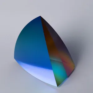 Tetrahedron Dichroic Blue