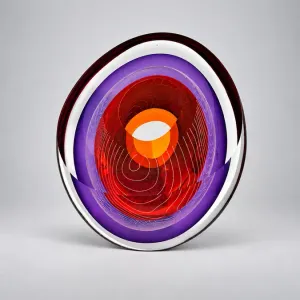 Electric Echoes Orange Purple