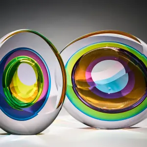 Rainbow sculpture