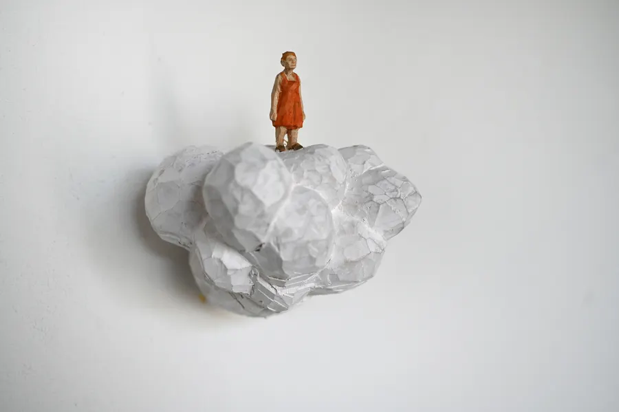 Wolkenpopcorn Frau &mdash; Johannes Hepp
